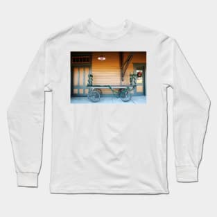 Old Railway Baggage Cart Long Sleeve T-Shirt